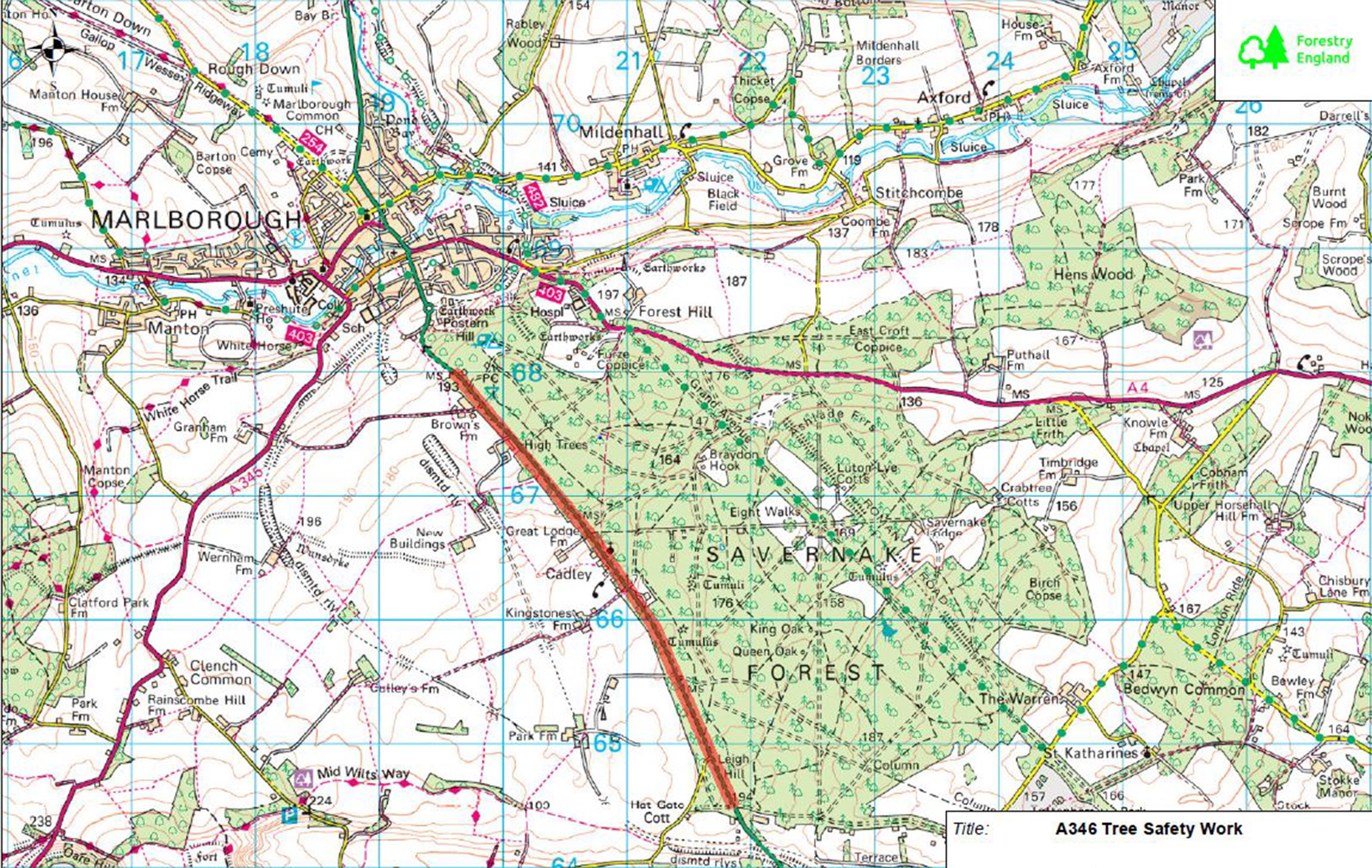 Savernake Forest Walks Map Forestry Operations At Savernake Forest | Forestry England