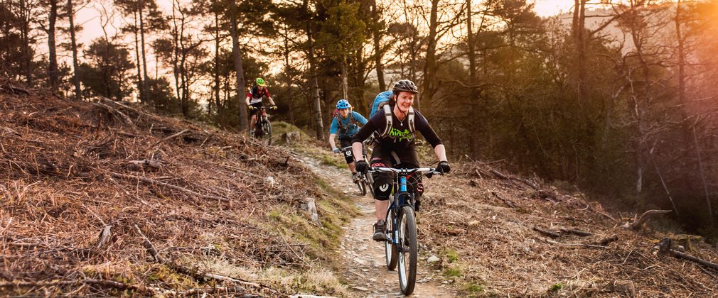 Jeremy Cole mountain bike trail at Friston Forest Forestry England