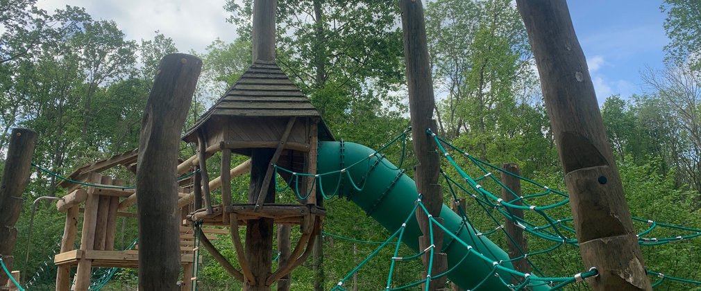 Play area at Fineshade Wood