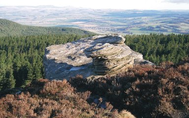 View from Simonside Hill, Rothbury, Northumberland