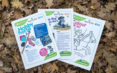 Highway Rat Activity Trail sheets for kids to enjoy in the forest