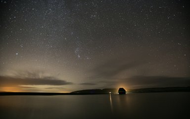 Kielder Water at night