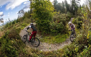 Bodmin Beast cycle trail at Cardinham Woods