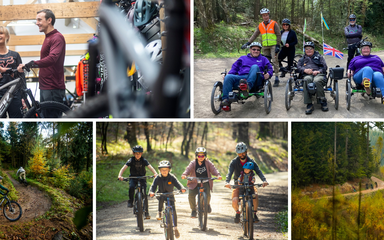 Cycling and mountain biking trails at Dalby Forest
